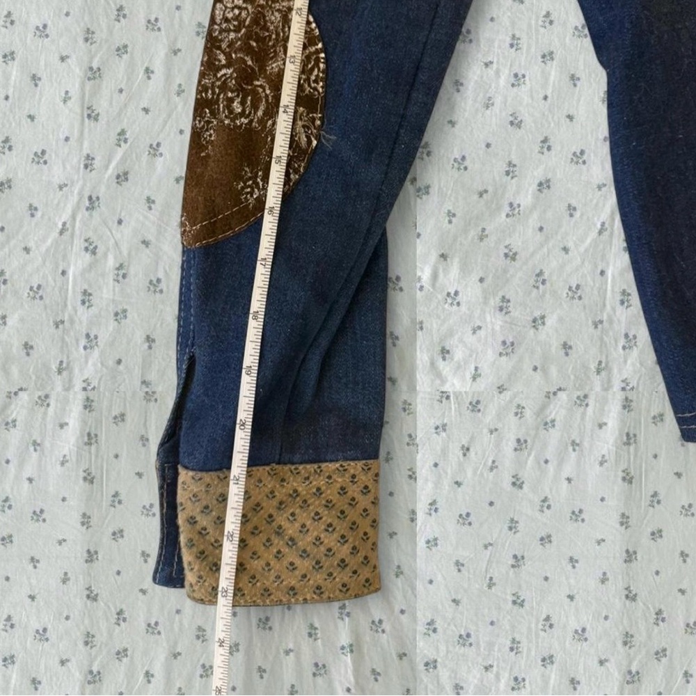 Vintage Patchwork Denim Jacket - image 5